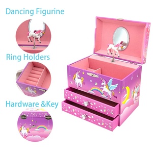 Caja Musical <span class=keywords><strong>para</strong></span> Joyas Jakos con 2 Cajones y Canción - Regalo <span class=keywords><strong>para</strong></span> Cumpleaños, <span class=keywords><strong>Navidad</strong></span> y Festividades <span class=keywords><strong>para</strong></span> Niñas - Product Image 2