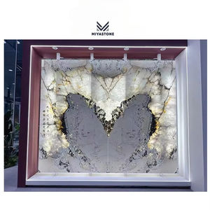 แผ่นหินควอทซ์ไซต์เชิงวิศวกรรมสำหรับหินอ่อนผนังวิลล่า - Product Image 1