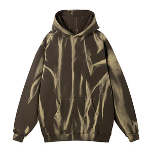 YSW013 Sudadera de Felpa Francesa Personalizada al por Mayor, 100% Algodón, 420 g/m², Gruesa, Lavada Vintage, Ecológica, Tie-Dye de Primavera, Talla Grande para Hombre - Product Image 6