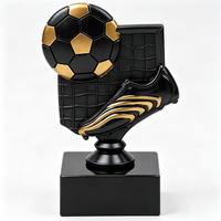 Trofeo de Fútbol Personalizado en Metal Chapado en Oro con Grabado UV, Premio para Portero de Fútbol con Base para Competiciones Deportivas