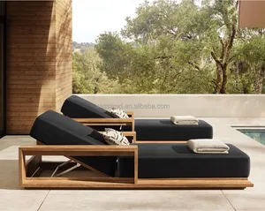 Conjuntos de Muebles de Jardín Clásicos para Exteriores Sassanid, Tumbonas de Teca para Hotel, Tumbona Ajustable de Teca <span class=keywords><strong>Bahia</strong></span> - Product Image 5