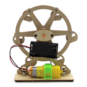 Kit de Ciencia de Madera para Construir una Mini Rueda de la Fortuna, Juguete Educativo STEM para Niños, Set de Construcción de Modelos con Motor a Pilas, 7-9 Años - Product Image 4