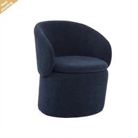 Fauteuil d'appoint moderne à rembourrage doux, design incurvé enveloppant, forme organique, pour salon