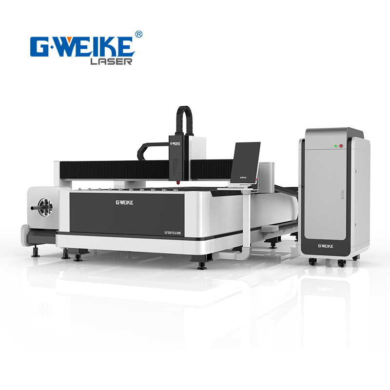Dual Use 2 In 1 G.WEIKE 1KW 2KW 3KW 4KW 5KW 6KW Fiber Laser Metal Sheet and Tube Cutting Machine