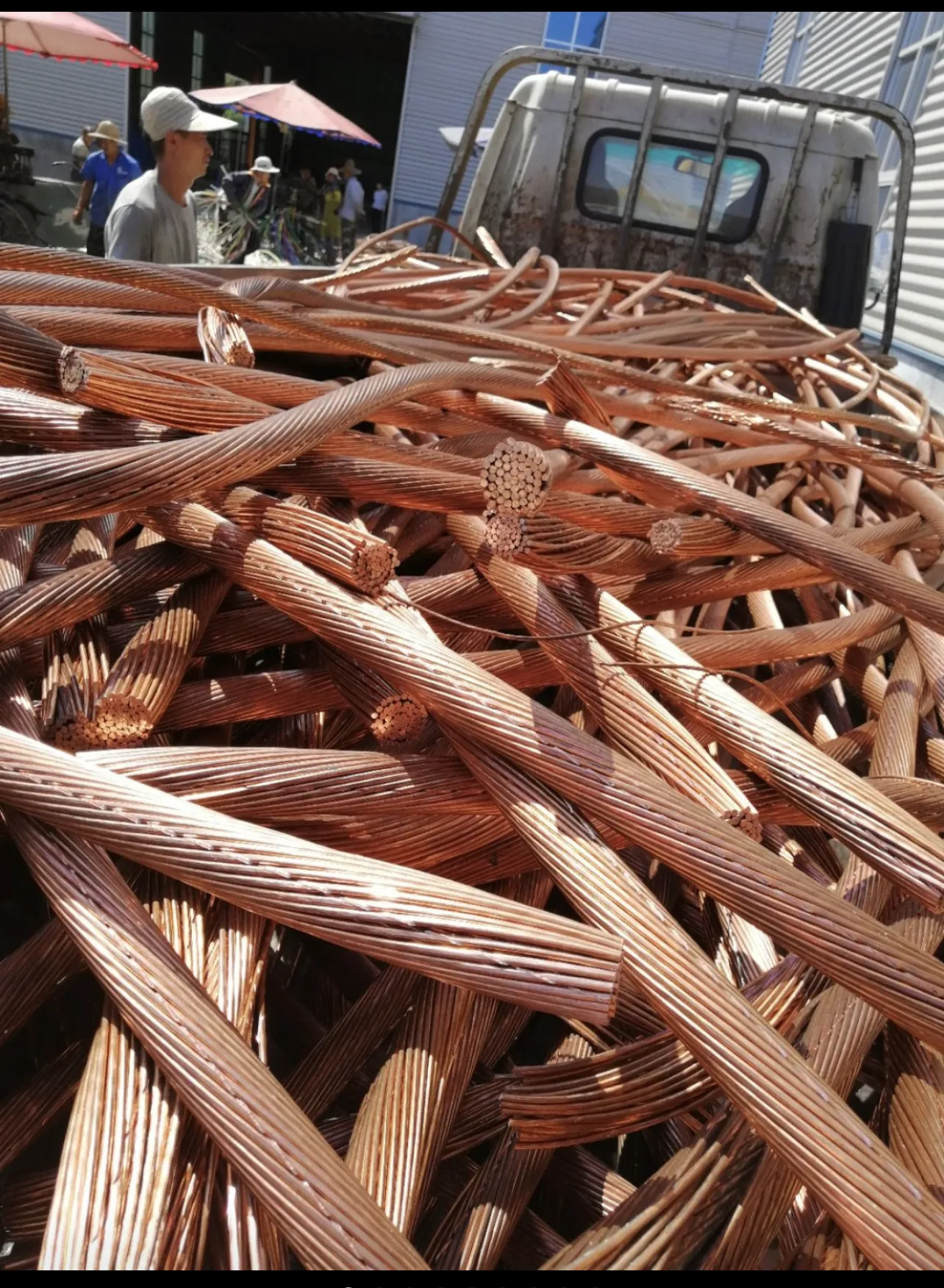 Prix de gros d'usine de ferraille de câble en cuivre à dubai