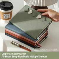 Carnet A5 en cuir PU à couverture rigide avec logo personnalisé, super épais, pour les réunions d'affaires, les notes de bureau, les cadeaux d'entreprise