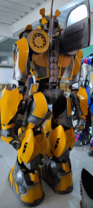 Tenues de performance super-héros Captain America et Bumblebee pour adultes, costumes de cosplay et de film <span class=keywords><strong>Spiderman</strong></span> pour Halloween, tenues d'anime unisexes - Product Image 4