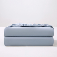 Ensemble de 3 draps-housses rafraîchissants en soie glacée, housse de matelas respirante et douce à poches profondes avec 2 taies d'oreiller pour un sommeil léger