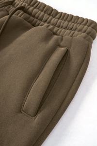 Tute Streetwear da 420g di Alta Qualità all'Ingrosso Felpe <span class=keywords><strong>Oversize</strong></span> Ampie in Spesso Pile Pantaloni da <span class=keywords><strong>Tuta</strong></span> Pesanti e Felpa Personalizzata - Product Image 3