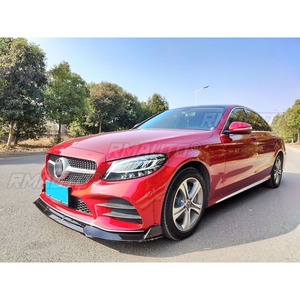 <b>Car</b> Front Bumper Lip <b>Diffuser</b> Spoiler Glossy Black Modification Part for Mercedes Benz C-Class W205 2019-2021 <b>Car</b> Accessories - Product Image 5