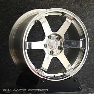 Jantes de voiture forgées monobloc triple chrome TE37V sur mesure pour Rays Te37 VW Golf Toyota <span class=keywords><strong>Aygo</strong></span> Skoda Octavia - Product Image 6
