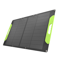 Panneau solaire pliable 100W pour camping en extérieur, design portable, étanche, pour camping-car, générateur solaire hors réseau, chargeur