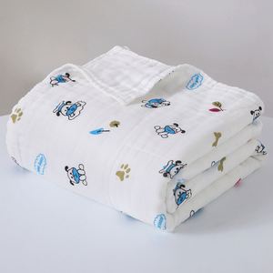 Wholesale Factory Price Six Layers Cotton <b>Swaddle</b> Muslin <b>Blankets</b> Organic Cotton Baby <b>Swaddle</b> - Product Image 3