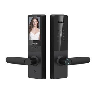 Cerradura Inteligente para Puerta Interior de Madera, Modelo T3, Compatible con la Aplicación Tuya, con Reconocimiento Facial, Intercomunicador, Monitoreo en la Nube, Sin Orificios - Product Image 1
