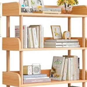 Simple Bookshelf Floor Standing Small Home Display <b>Shelf</b> Bookcase <b>Bedroom</b> Storage Rack 15mm Board Living Room Use - Product Image 2