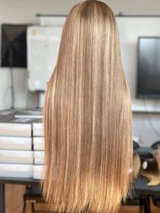 วิกผมยาวตรงแบบมีลูกไม้ใส HD 5*5สำหรับสีไฮไลต์พร้อมวิกผมตรงยาวปรับแต่งได้ - Product Image 4