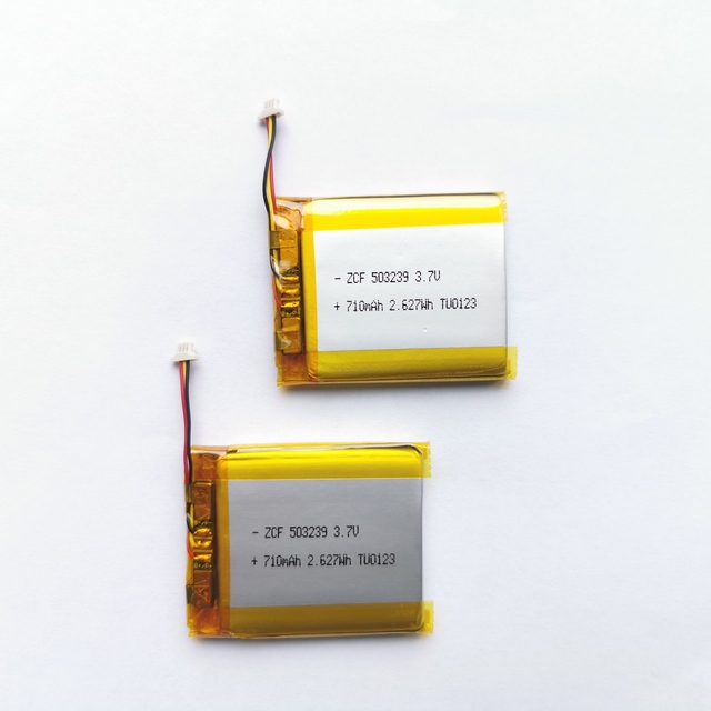 503239 3.7V 710mAh Lithium Polymer Battery Cells Rechargeable Lithium Ion Battery Soft Pack