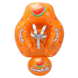 Bouée de bain gonflable Swimbobo pour bébé, design fruit orange, pour enfants, utilisation en piscine et parc aquatique - Product Image 2