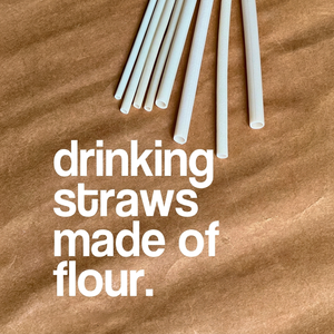Pailles à boire en farine de riz de 10 mm en gros, écologiques, comestibles, biodégradables, jetables, épaisses, pour les boissons épaisses et les slushies - Product Image 1