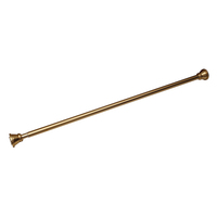 Barre de rideau personnalisée de haute qualité pour salle de bain tige de tension à ressort tringles à rideau de douche en or tringle de douche réglable en or