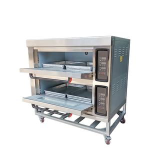 Attrezzatura Professionale per Panetteria Commerciale, Forno Rotante a Vapore con Controllo Touch, Porta Francese, Lunga Durata, per <span class=keywords><strong>Pizza</strong></span> e Pane - Product Image 4