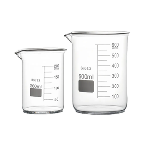 Vaso Graduado de Vidrio Borosilicato para Uso Escolar y en Laboratorios Químicos - Product Image 1