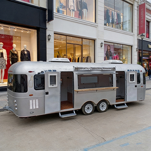 Mini carrito de comida móvil con Pizza, café, donuts, barra de perros calientes, pequeño quiosco de cocina, restaurantes, remolque de comida a la venta - Product Image 5