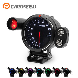 Tacómetro para Auto de 80mm, 12V, Pantalla Digital de 7 Colores con Alarma y Luz de Cambio de Marcha para Mejora y Reequipamiento - Product Image 2