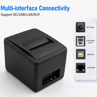 ODM/OEM USB Wireless Auto Cutter Receipt Barcode Label Sticker QR Code Wall Mount Mobile Cashbox 80mm Thermal POS Printer