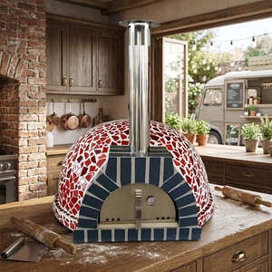Four à <span class=keywords><strong>pizza</strong></span> au <span class=keywords><strong>bois</strong></span> commercial en promotion, fournisseur d'or, autoportant, en céramique, pour la cuisson de pizzas, la grillade, usage hôtelier et automobile - Product Image 3