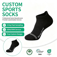 Chaussettes de course personnalisées en polyester tricoté pour hommes, femmes et jeunes, respirantes, anti-transpiration et déodorantes, idéales pour le printemps et l'été