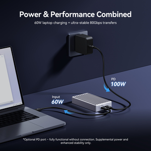 กล่องใส่ SSD <span class=keywords><strong>Acasis</strong></span> 80gbps สำหรับ M.2 <span class=keywords><strong>Nvme</strong></span> รองรับความเร็วสูง - Product Image 6