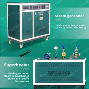 Générateur de vapeur surchauffée à haute température personnalisé Nobis 300, structure horizontale, chauffage électrique industriel et commercial - Product Image 2