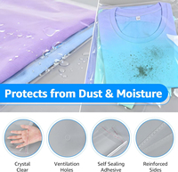 Sacs en cellophane transparents refermables autocollants en plastique robustes pour l'emballage de t-shirts, photos, cadeaux – Sacs OPP auto-adhésifs