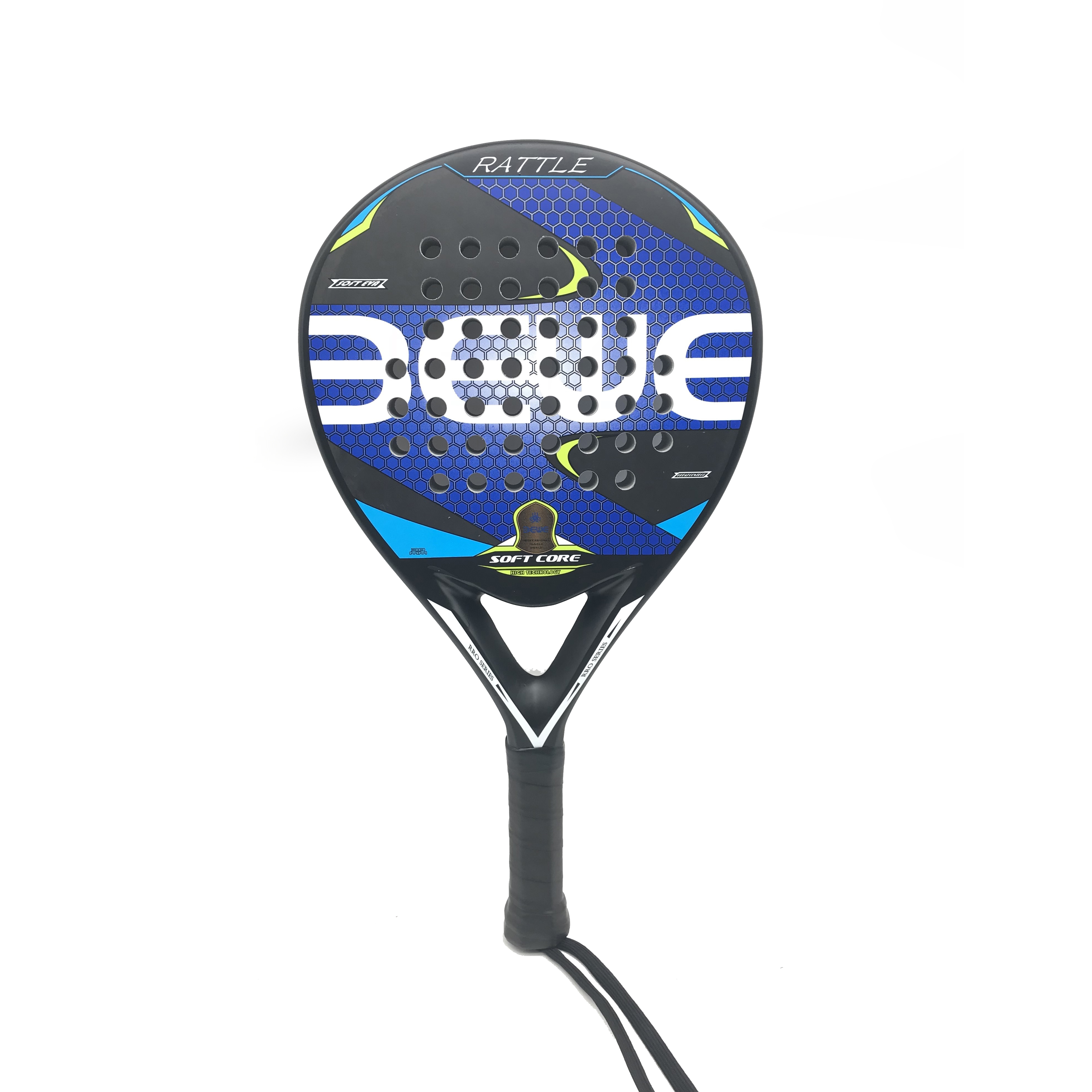 Ракетка 3K из углеродного волокна EVA толщиной 38 мм