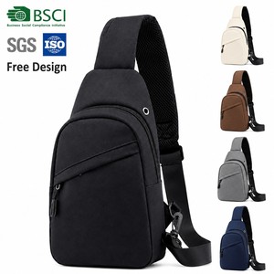 Borsa a Tracolla Unisex Personalizzata con Cerniera, Tracolla Imbottita in Rete, Leggera, per Escursionismo, Passeggiate in Città <span class=keywords><strong>e</strong></span> Lavoro - Product Image 1