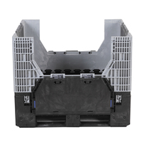 Grande caisse empilable en plastique pliable Caisse pour fruits et légumes