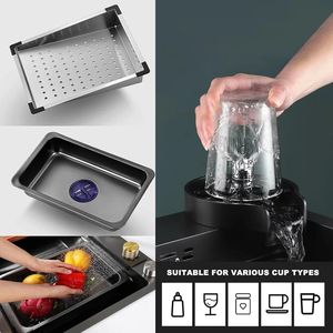 Tecnologia a nido d'ape fattoria Raindance cascata lavello da <span class=keywords><strong>cucina</strong></span> con tazza lavello <span class=keywords><strong>cucina</strong></span> con porta coltelli - Product Image 6