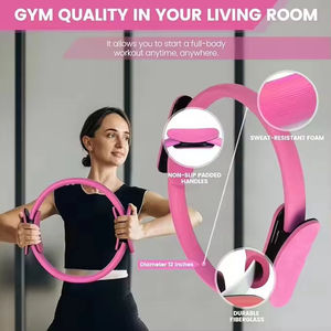 AOFIT – Fournisseur d'usine – Kit d'entraînement Pilates 13-en-1 écologique : Cercle de Pilates, Bande de Résistance Élastique, Anneau de Yoga et Ballon de Pilates - Product Image 3