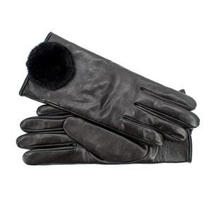 Moufles pour dames Mode coupe-vent personnalisées respirantes de meilleure qualité en cuir d'agneau chaud-Gants de conduite en polaire du Pakistan - Product Image 1