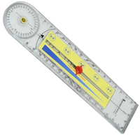 Haute qualité multifonction goniomètre douleur échelle règle règle médicale étriers médicaux rapporteur petit os règle combinaison