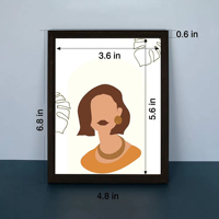 Cadres photo en bois HOMCO écologiques 4x6 6x8 8x10 en stock, design classique pour la présentation sur table et le montage mural