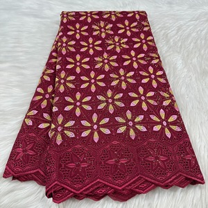 Encaje <span class=keywords><strong>de</strong></span> Alta Calidad 2026, Encaje Nigeriano con Pedrería, <span class=keywords><strong>Tela</strong></span> <span class=keywords><strong>de</strong></span> Encaje Africano <span class=keywords><strong>de</strong></span> Algodón Suizo, Vestido <span class=keywords><strong>de</strong></span> Fiesta para Mujer - Product Image 4