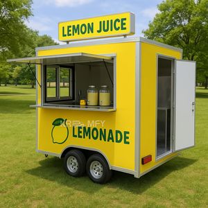 Popular DOT CE Deep Fryer Fast Trucks Street Mobile Full <b>Kitchen</b> Equipments Vintage Food Trailer - Product Image 4