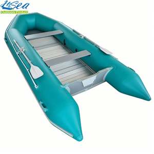 Hisea Goedkope China Weihai Custom Warehouse 4m 8-persoons opblaasboot met spiegelplaat te koop - Product Image 2