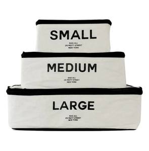 Juego de 3 cubos de embalaje personalizados, organizador de equipaje de viaje con bolsas de ropa y zapatos - Product Image 3