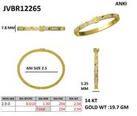 Accessoires de mode Bracelet Hip Hop pour femmes Or véritable 18 carats Diamant naturel taille brillant Certifié IGI Anniversaire Fête