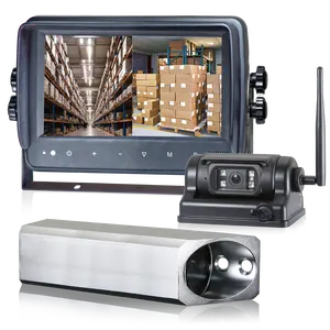 STONKAM वायरलेस फोर्कलिफ्ट कैमरा प्रणाली के साथ फोर्कलिफ्ट मॉनिटर और रिचार्जेबल बैटरी पैक