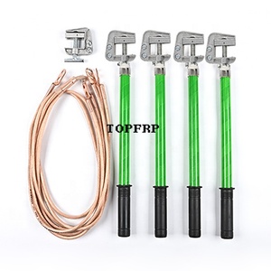 High Voltage Electrical <b>Grounding</b> Line Stick Short Circurit Earthing Kit - Product Image 2