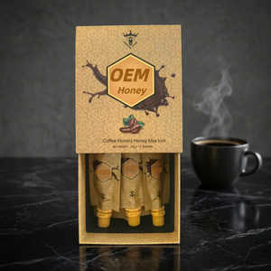 Caja de Regalo Rígida de Lujo con Diseño Floral Verde Dorado, Empaque Rectangular de Cartón - Product Image 2